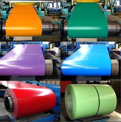 Ζυγισμένο χάλυβα PPGI Coil DX51 για εξατομίκευση συσκευασιών και 0,12-0,2 πάχος