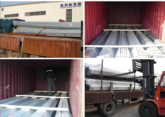 Q235/2 Inch/BS1387/ERW/Galvanized/ASTM/Round/Thread/Grooved/Painted/Pre Galvanized Steel Pipe (Παλαιοειδή σωλήνα)