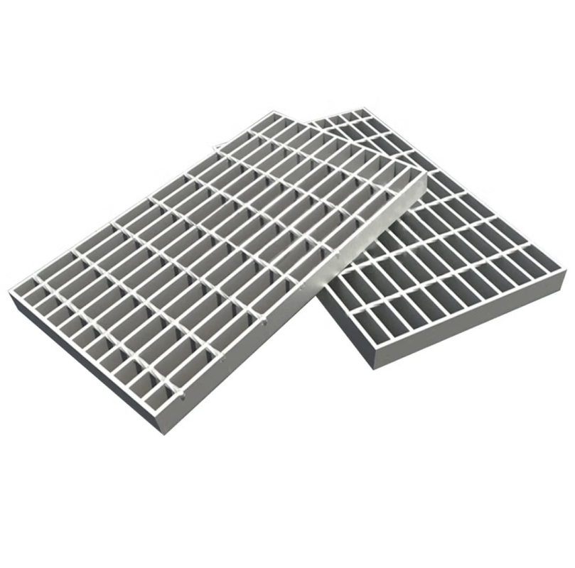 50 mm Cross Bar Pitch Stainless Steel Grating για καλύμματα αποχέτευσης και βιομηχανίες πεζοδρόμων